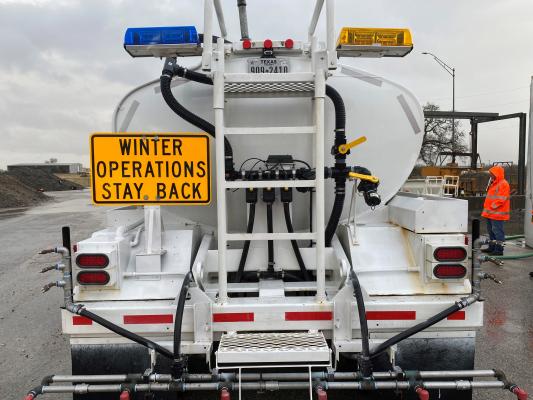 The Texas Department of Transportation offered tips to drivers ahead of the icy weather's arrival Thursday. TxDOT