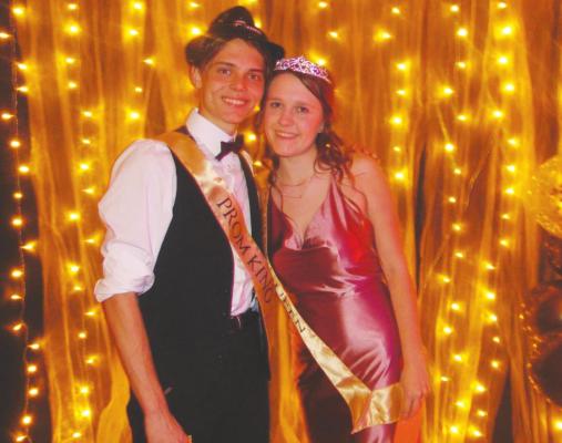 Landen Bright and Emily McKinney were crowned Faith Academy’s prom king and queen at the “Putting on the Ritz Roaring 20’s Prom” last Saturday, April 17. CONTRIBUTED PHOTO
