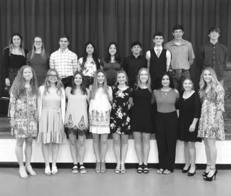 18 students inducted into NHS