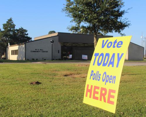 Residents of voter precincts 312, 313 and 314 can vote at the W. E. Hill Community Center from 7:00 a.m. until 7:00 p.m. Tuesday, Nov. 2. HANS LAMMEMAN