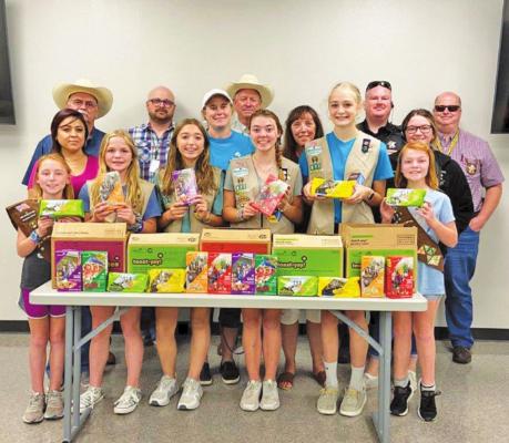 Sheriff’s Office Receives Cookie Donation from Local Girl Scouts