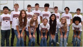 The Brazos boys and girls squads competed in the Shiner Comanche Cross Country Meet last Saturday with the boys’ squad taking a 10th place finish. COURTESY PHOTO