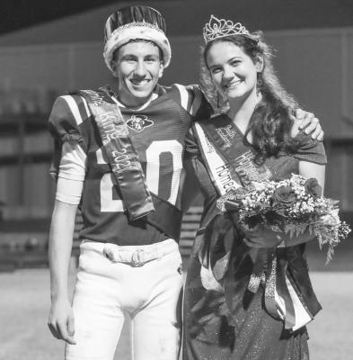 Mauricio Cano and Adelaide Kuespert were crowned Homecoming King and Queen last Friday, Oct. 22. CONTRIBUTED PHOTO
