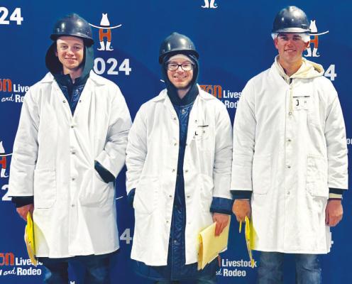 Sealy FFA Meats team competes at HLSR
