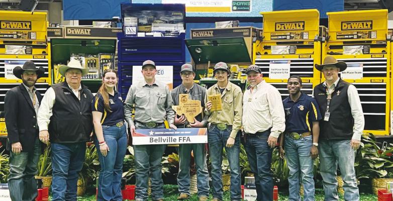 Bellville FFA tractor team third in state